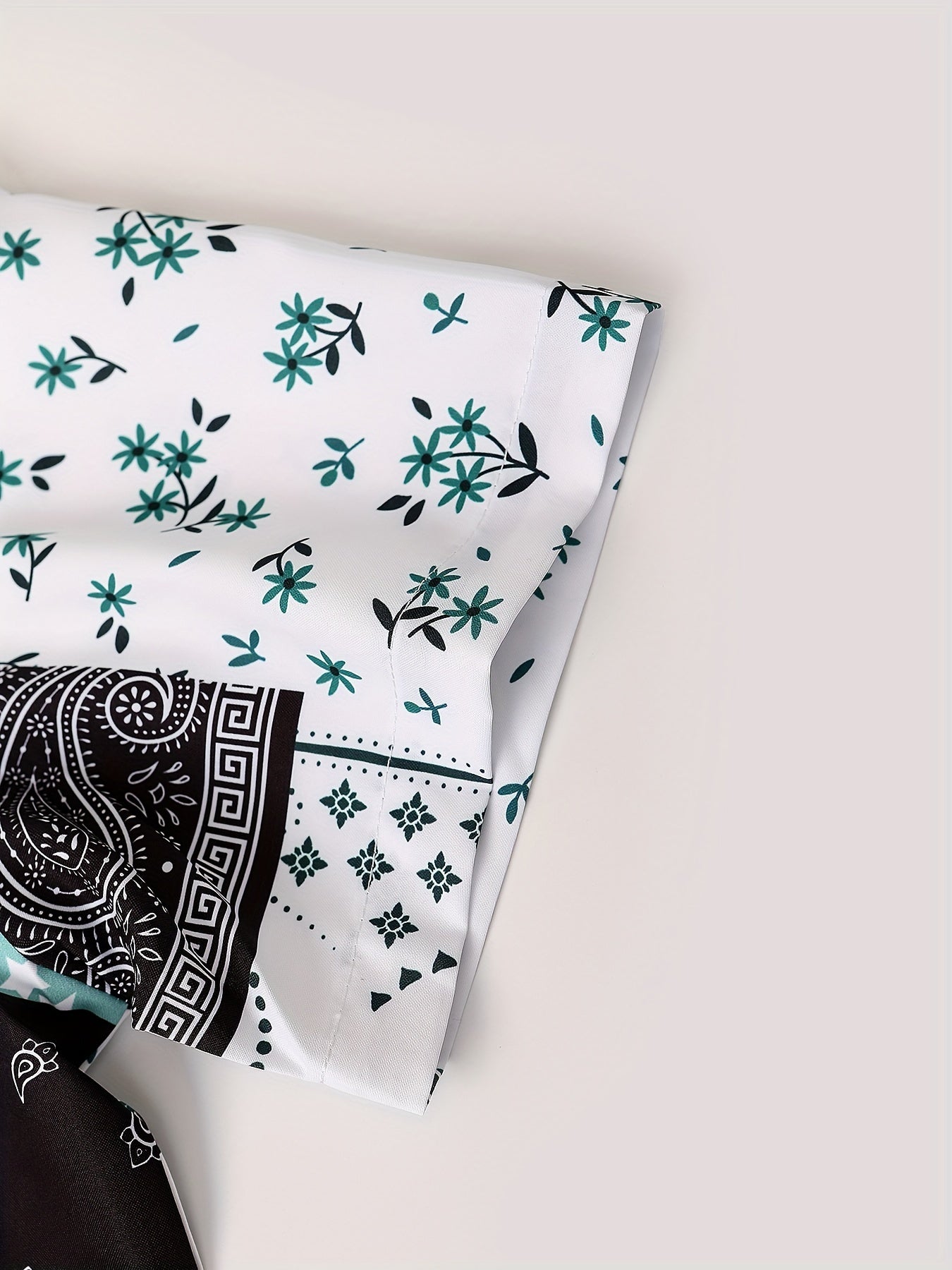 Color Block Bandana Print, Men&