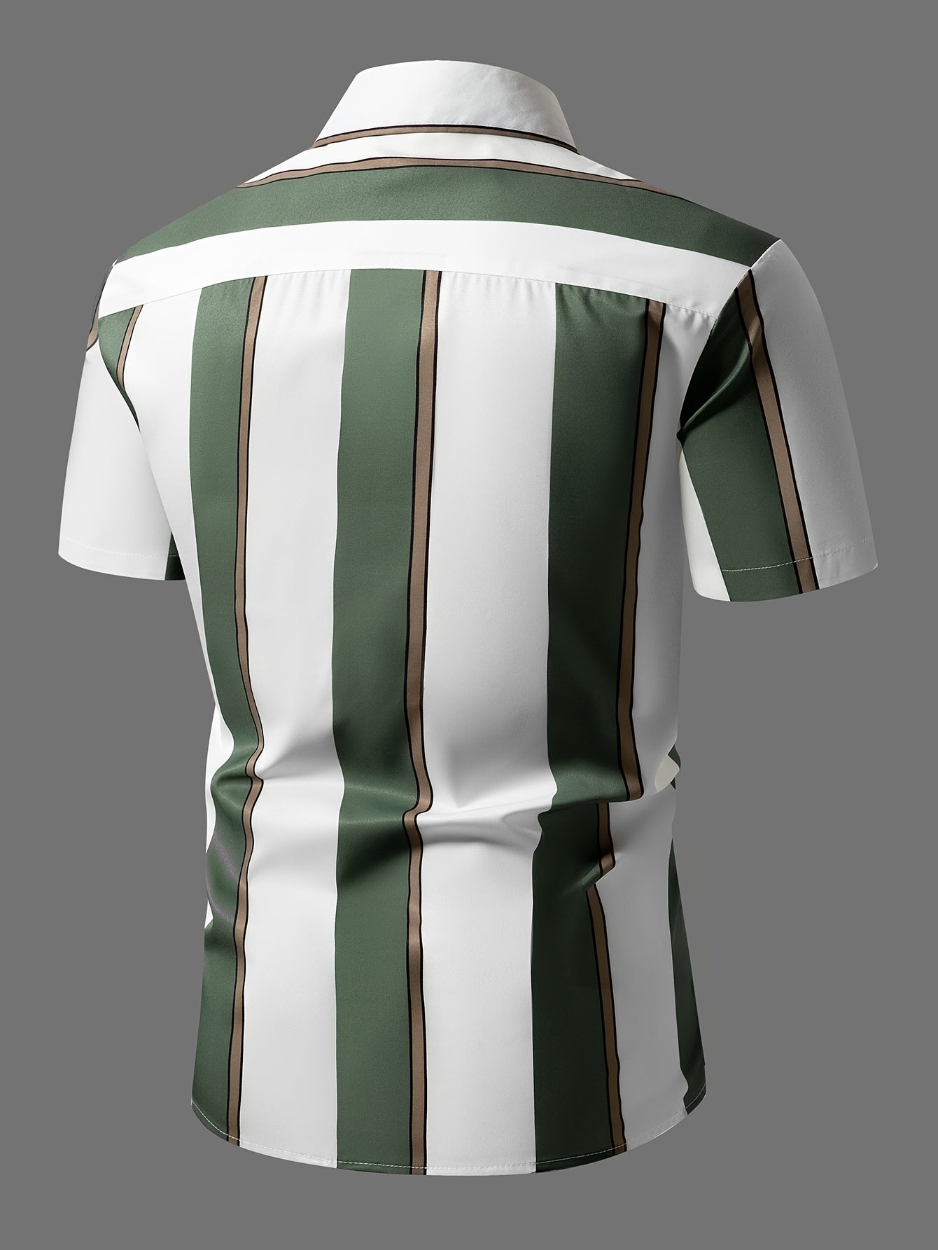 Color Block Striped Men&