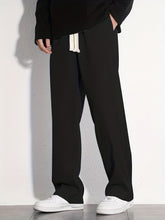 Classic Design Casual Cotton Loose Fit Drawstring Pants, Men&