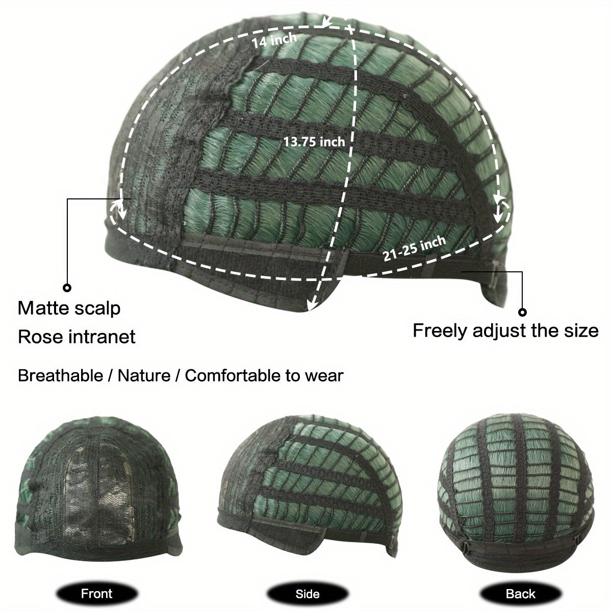 Long Wavy Dark Green Wig For Women Daily Use Natural Synthetic Miidle Part Wigs Layered Heat Resistant Music Festival - Lena & Miles Exquisite Boutique LLC.