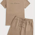 2Pcs Trendy Outfits For Men, Casual Crew Neck Short Sleeve T-shirt And Shorts Set For Summer, Men&
