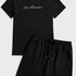 2Pcs Trendy Outfits For Men, Casual Crew Neck Short Sleeve T-shirt And Shorts Set For Summer, Men&