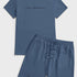 2Pcs Trendy Outfits For Men, Casual Crew Neck Short Sleeve T-shirt And Shorts Set For Summer, Men&