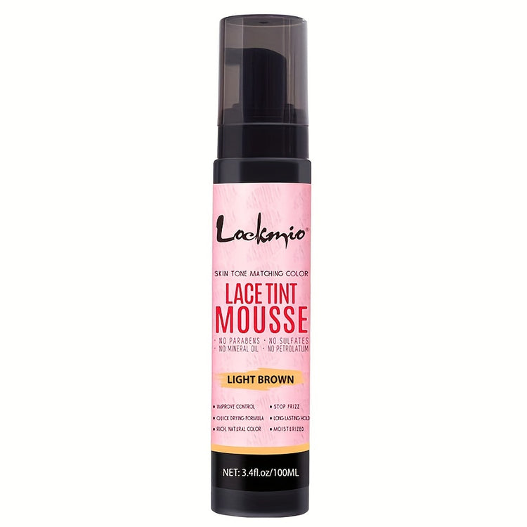 3.4OZ Lace Tint Mousse Spray For Wigs, Waterproof And Sweatproof Fast Drying Melting Mousse, Does Not Hurt The Hair, No Harmful Chemica - Lena & Miles Exquisite Boutique LLC.