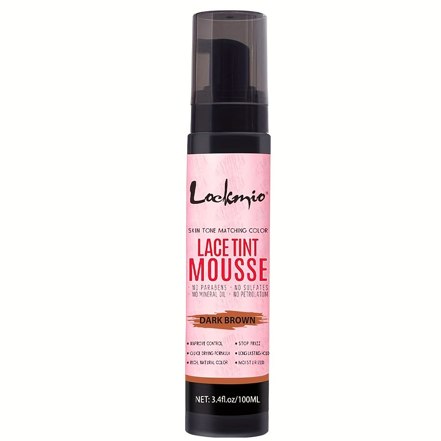 3.4OZ Lace Tint Mousse Spray For Wigs, Waterproof And Sweatproof Fast Drying Melting Mousse, Does Not Hurt The Hair, No Harmful Chemica - Lena & Miles Exquisite Boutique LLC.