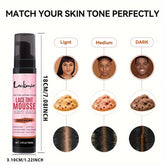 3.4OZ Lace Tint Mousse Spray For Wigs, Waterproof And Sweatproof Fast Drying Melting Mousse, Does Not Hurt The Hair, No Harmful Chemica - Lena & Miles Exquisite Boutique LLC.