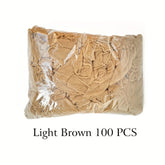 50-100pcs Ultra Thin Sheer Wig Caps - Hd Stocking Cap with Stretchy Nylon Mesh for Weave, Breathable, Invisible, and Comfortable Hair Net - Perfect for Hair Extensions and Wigs - Lena & Miles Exquisite Boutique LLC.