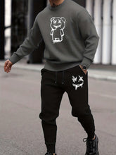 Cartoon Bear Print, Men&