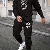 Cartoon Bear Print, Men&