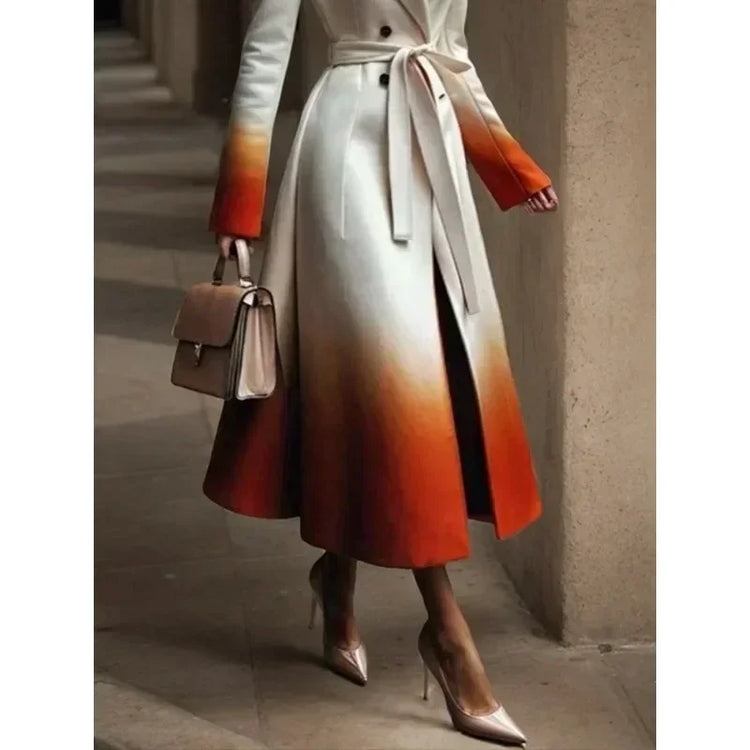 UOOZEE Fashion Gradient Color Warm Woolen - Lena & Miles Exquisite Boutique LLC.