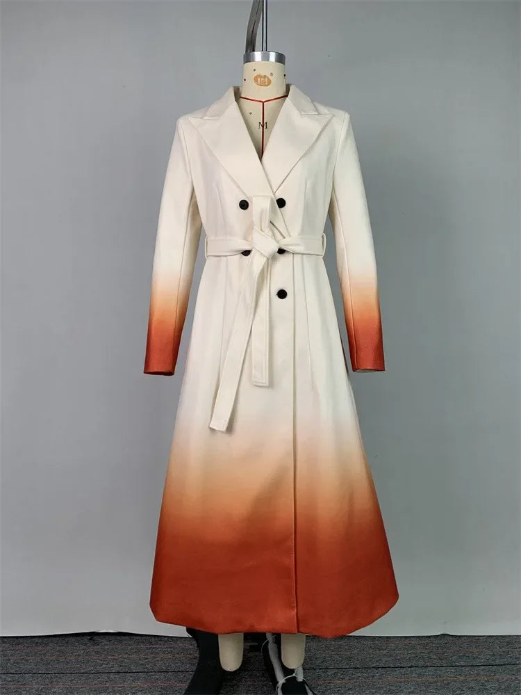 UOOZEE Fashion Gradient Color Warm Woolen - Lena & Miles Exquisite Boutique LLC.