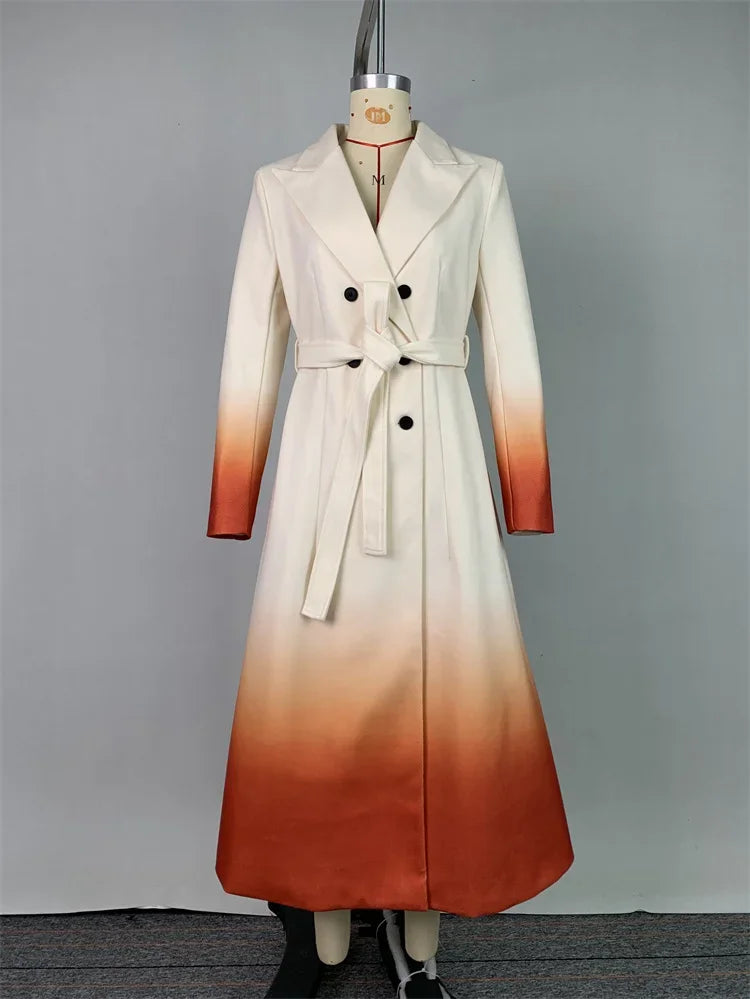 UOOZEE Fashion Gradient Color Warm Woolen - Lena & Miles Exquisite Boutique LLC.