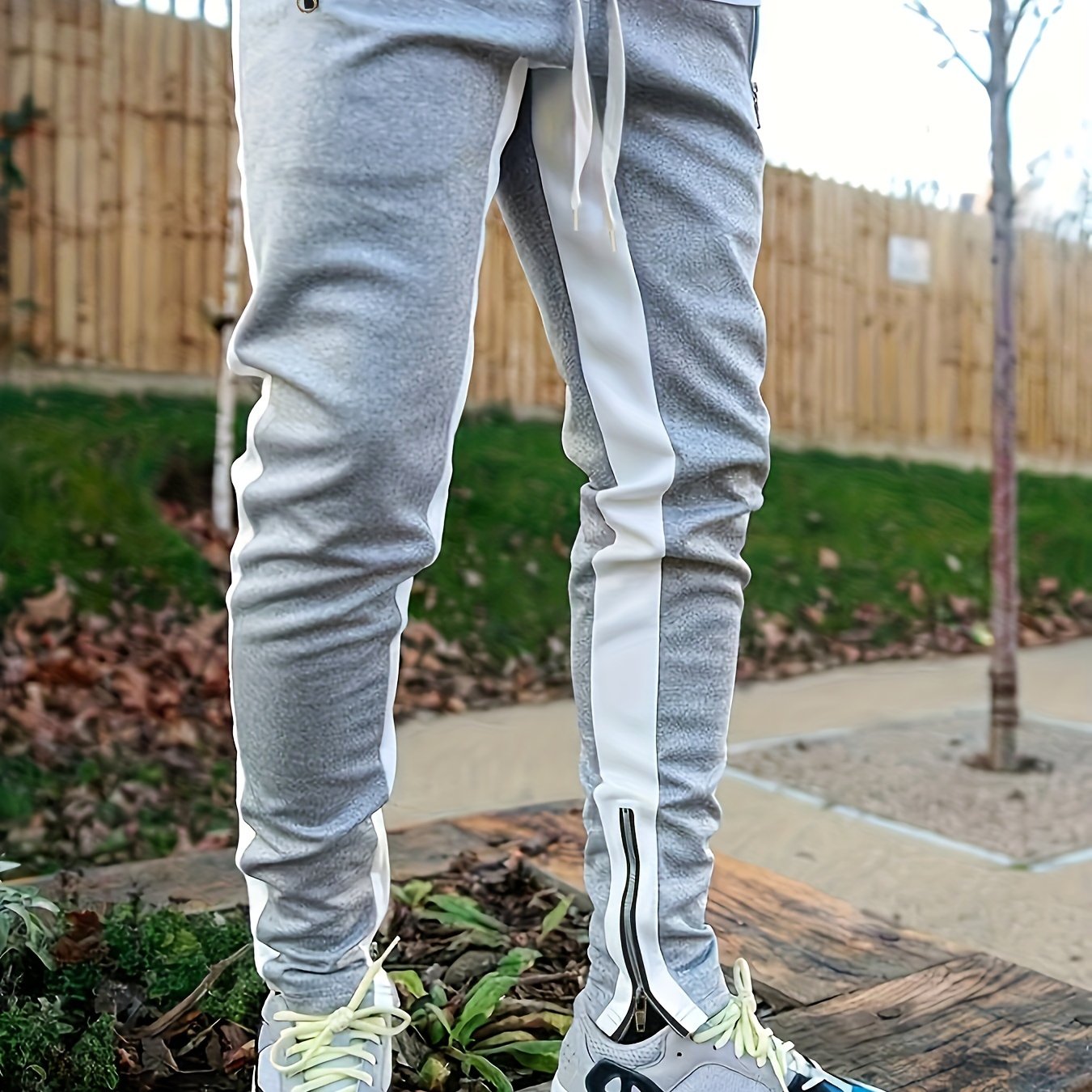 Spring And Autumn New Pants Zipper Men&