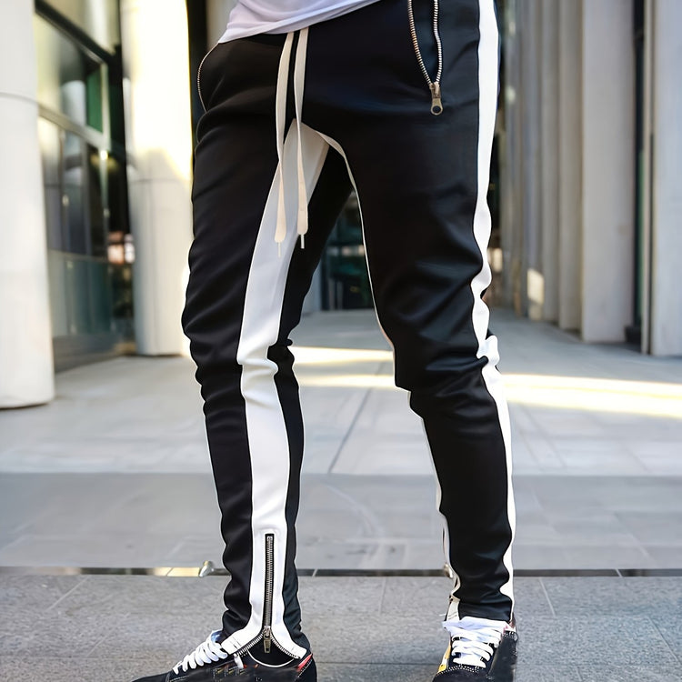 Spring And Autumn New Pants Zipper Men&