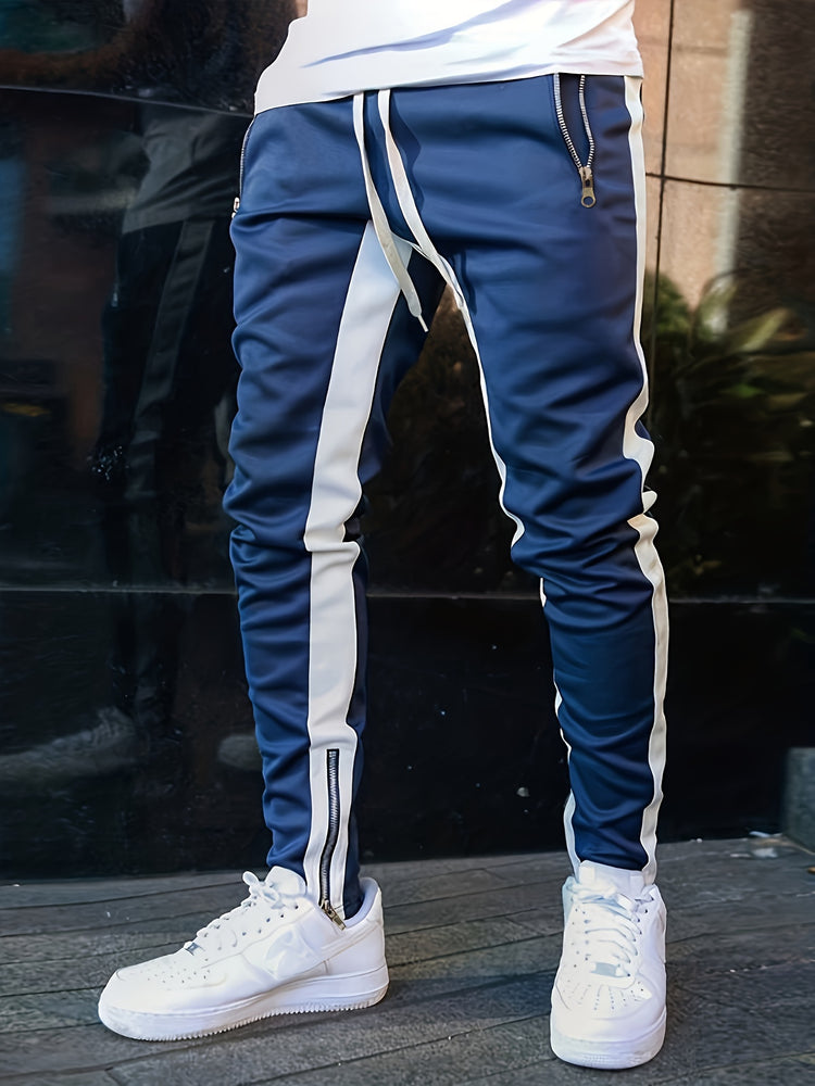 Spring And Autumn New Pants Zipper Men&