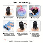 Highlight Ombre 13x6 HD Transparent Lace Frontal Wigs Human Hair Pre Plucked 180% Density 