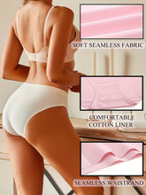 5pcs Seamless Solid Briefs, Comfy & Breathable Stretchy Intimates Panties, Women&