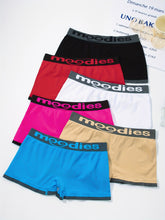 6pcs Soft & Stretchy Letter Print Boyshort Panties - Comfortable Women&