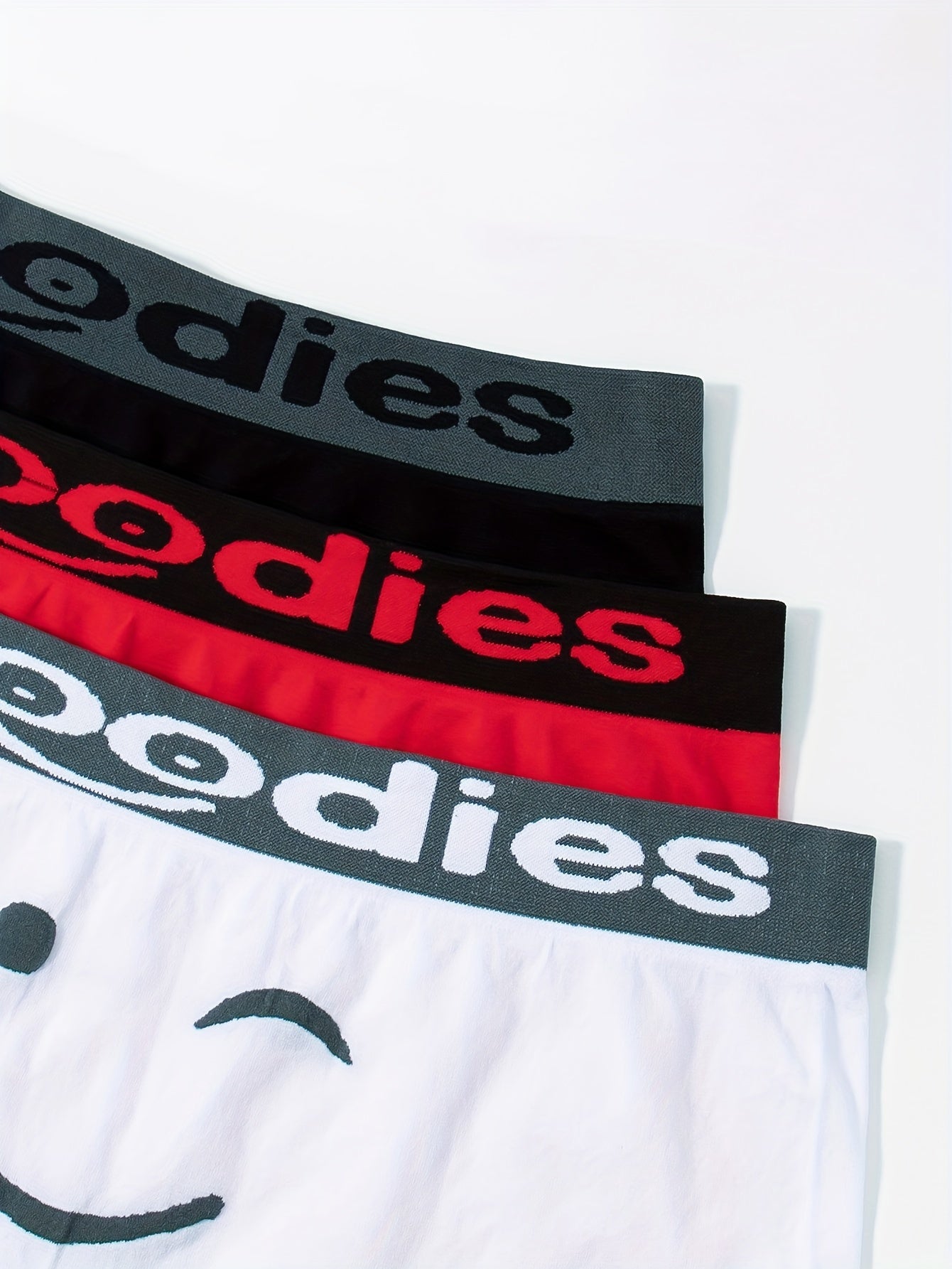 6pcs Soft & Stretchy Letter Print Boyshort Panties - Comfortable Women&