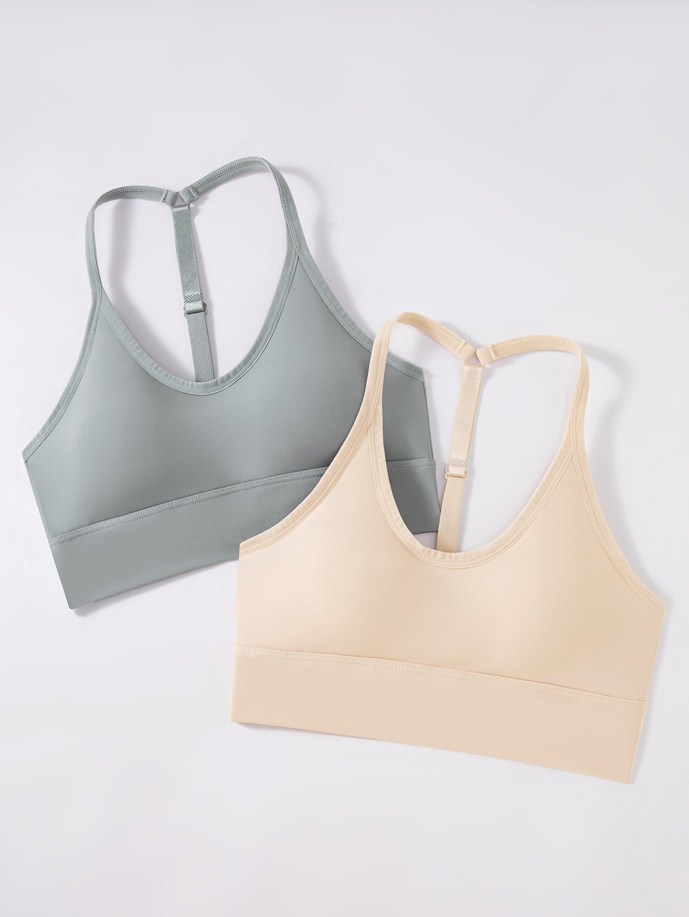 3pcs Seamless Halter Sports Bras, Comfy & Breathable Yoga Fitness Bra, Women&
