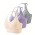 3pcs Seamless Halter Sports Bras, Comfy & Breathable Yoga Fitness Bra, Women&