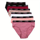 6pcs Comfy Chic Briefs - Ultra Breathable, Stretchy, and Soft Intimates for Women - Everyday Lingerie and Underwear Essentials - Lena & Miles Exquisite Boutique LLC.