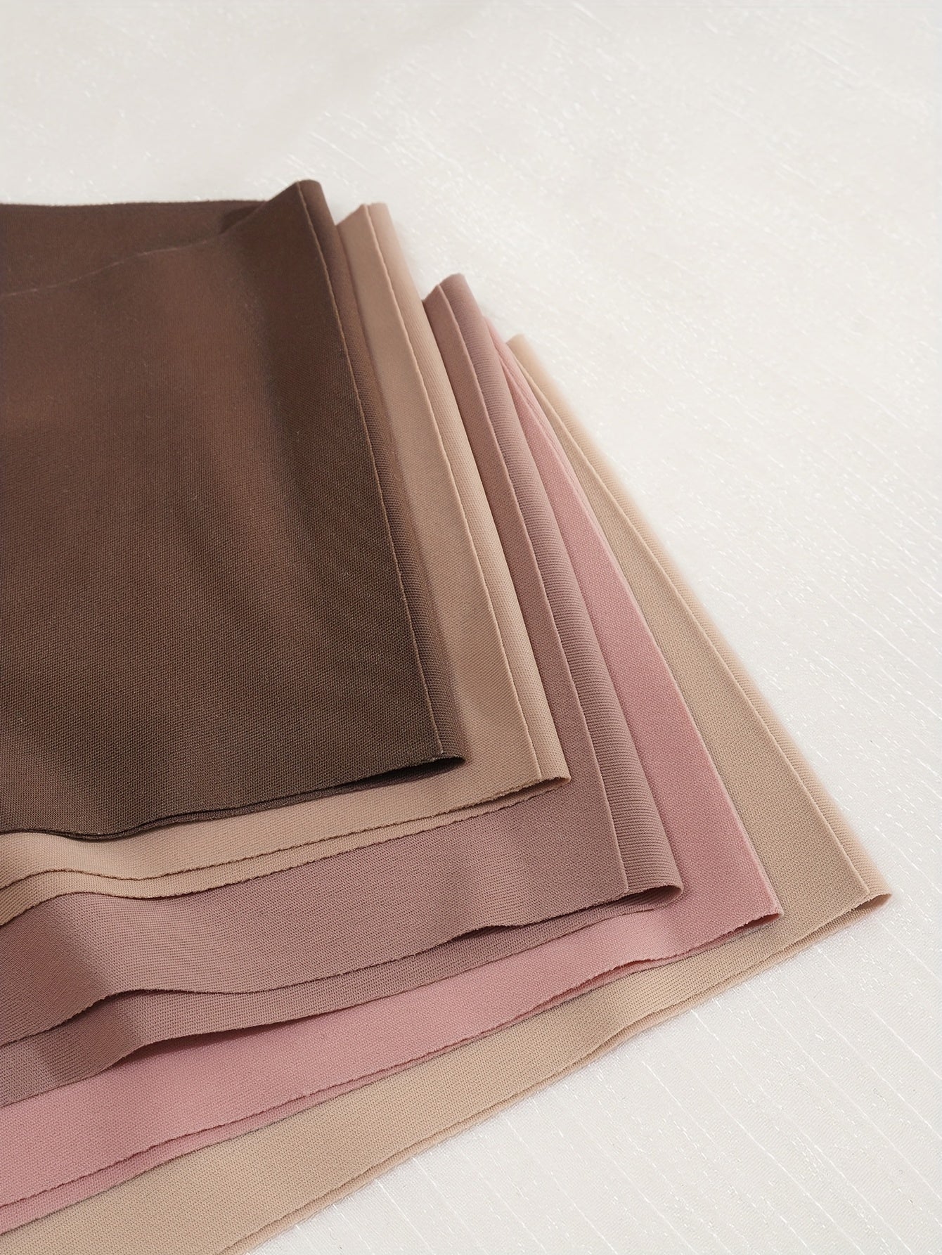 5pcs Simple Solid Hipster Panties, Comfy Seamless Low Waist Intimates Panties, Women&