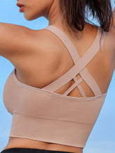 3pcs Zipper Sports Bras, Breathable High Impact Criss Cross Back Bra, Women&