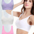 3pcs Wireless Sports Bras, Comfy & Breathable Running Workout Tank Bra, Women&