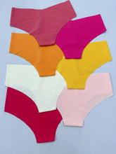 7pcs Seamless Solid Briefs, Comfy & Breathable Stretchy Intimates Panties, Women&