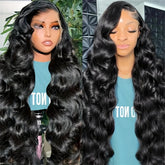 360 Lace Front Wigs Pre Plucked 150% Density Human Hair 360 HD Lace Frontal Wigs Body Wave Wig For Women With Baby Hair Natural Color (16-34 Inch, Natural Color) - Lena & Miles Exquisite Boutique LLC.