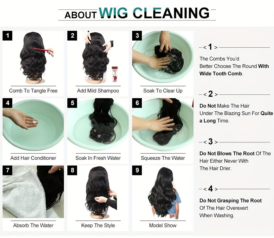 360 Lace Front Wigs Pre Plucked 150% Density Human Hair 360 HD Lace Frontal Wigs Body Wave Wig For Women With Baby Hair Natural Color (16-34 Inch, Natural Color) - Lena & Miles Exquisite Boutique LLC.