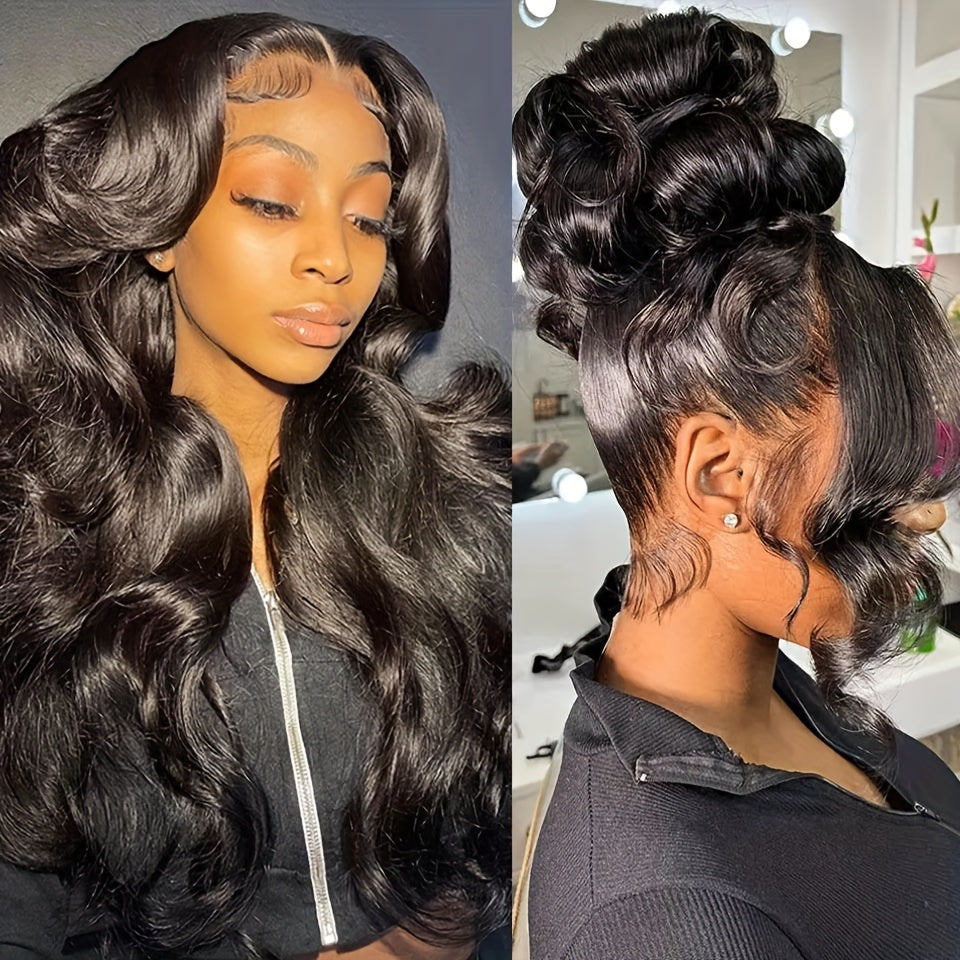 360 Lace Front Wigs Pre Plucked 150% Density Human Hair 360 HD Lace Frontal Wigs Body Wave Wig For Women With Baby Hair Natural Color (16-34 Inch, Natural Color) - Lena & Miles Exquisite Boutique LLC.