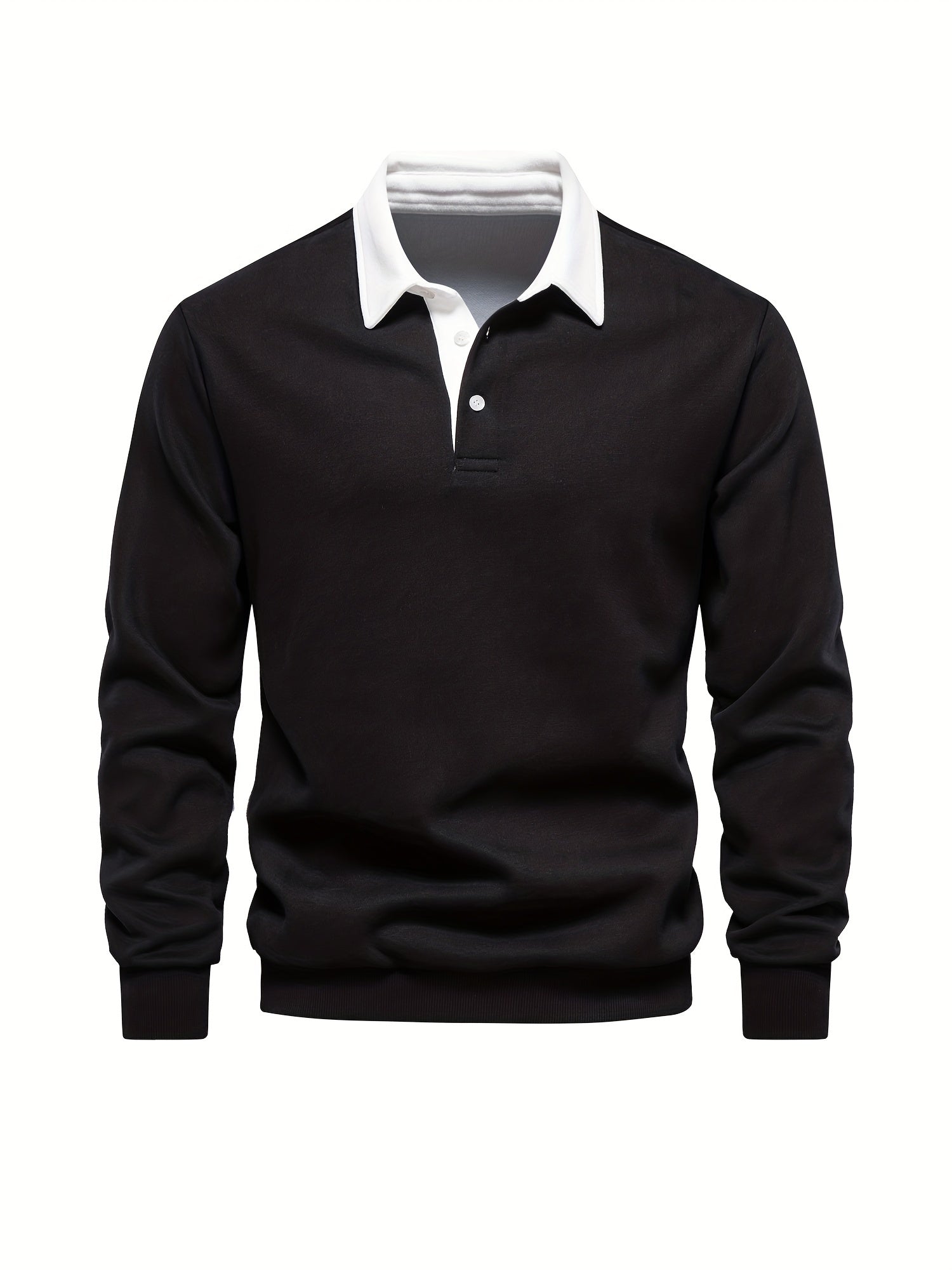 Cotton Blend Retro Color Block Men&