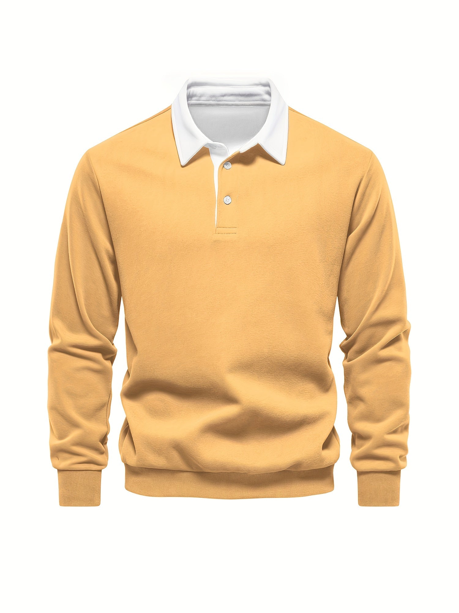 Cotton Blend Retro Color Block Men&
