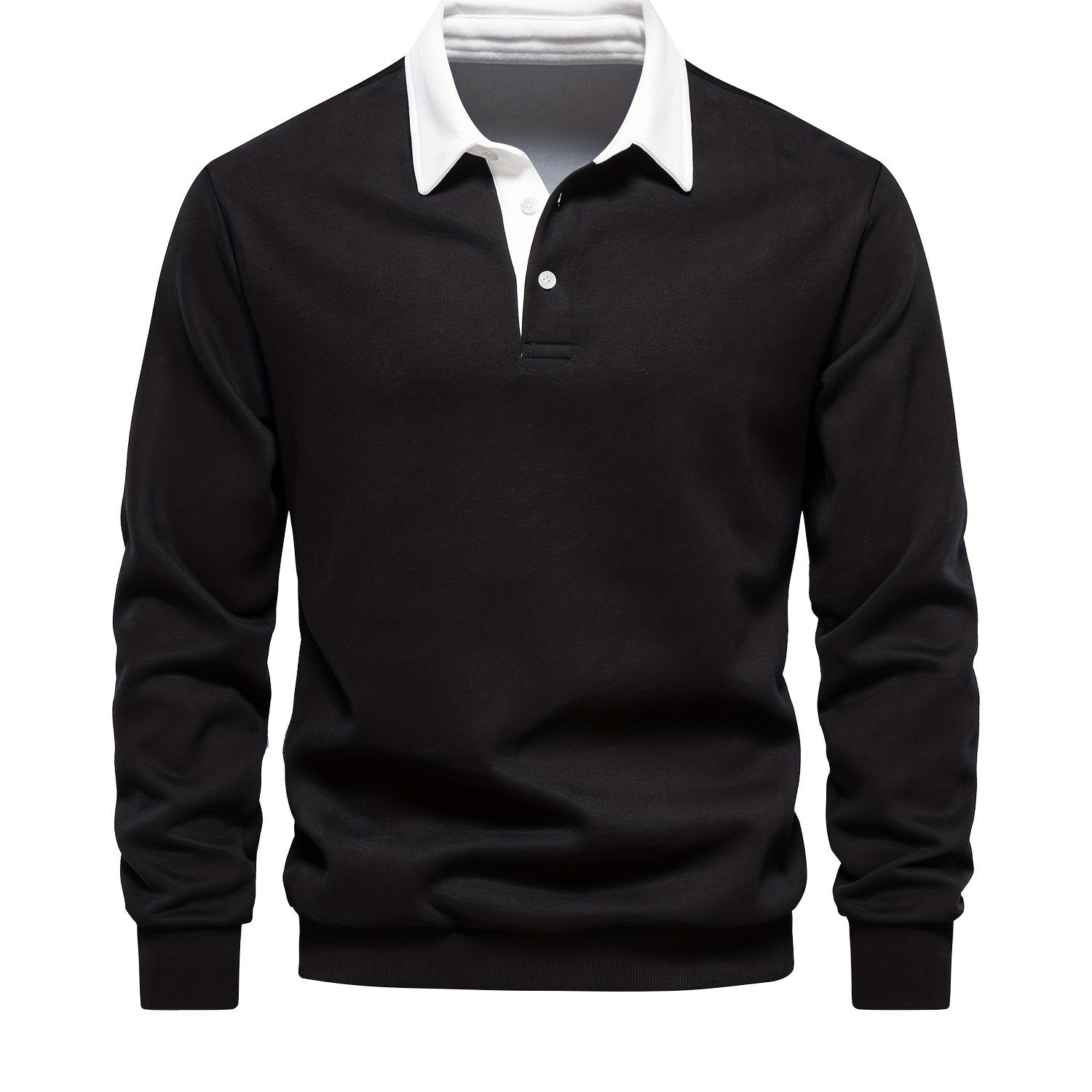 Cotton Blend Retro Color Block Men&