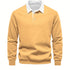 Cotton Blend Retro Color Block Men&