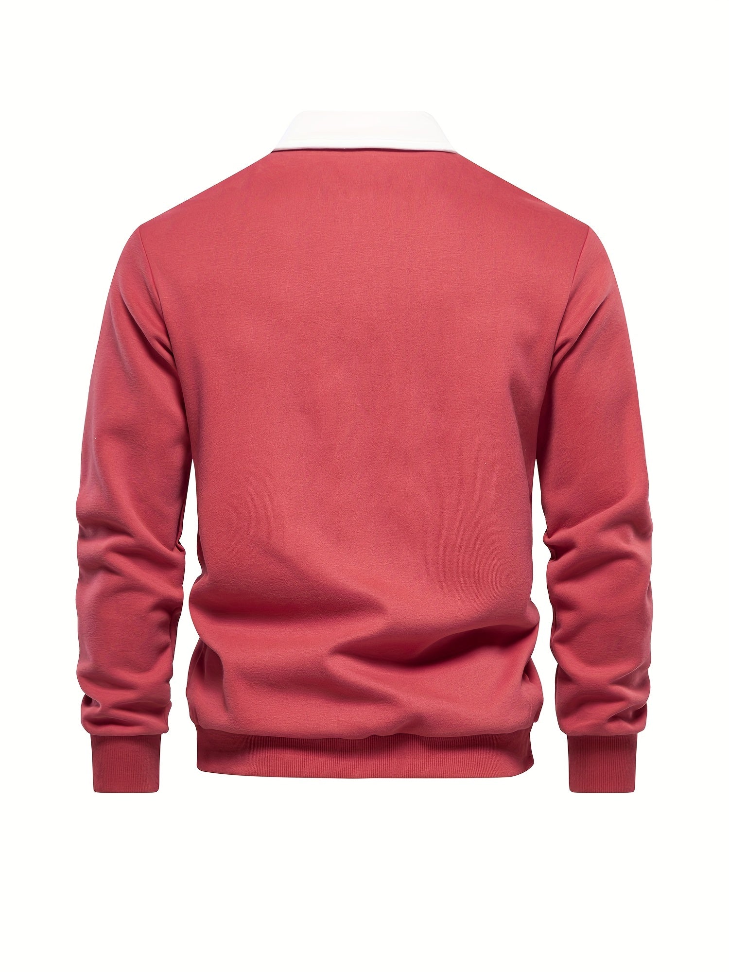 Cotton Blend Retro Color Block Men&