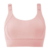 Seamless Wireless Sports Bra, Comfy & Breathable Running Workout Bra, Women&