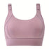 Seamless Wireless Sports Bra, Comfy & Breathable Running Workout Bra, Women&