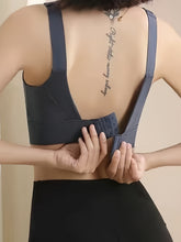 Seamless Wireless Sports Bra, Comfy & Breathable Running Workout Bra, Women&