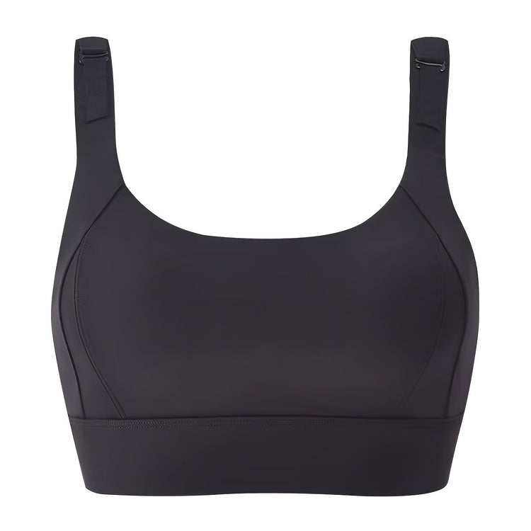 Seamless Wireless Sports Bra, Comfy & Breathable Running Workout Bra, Women&