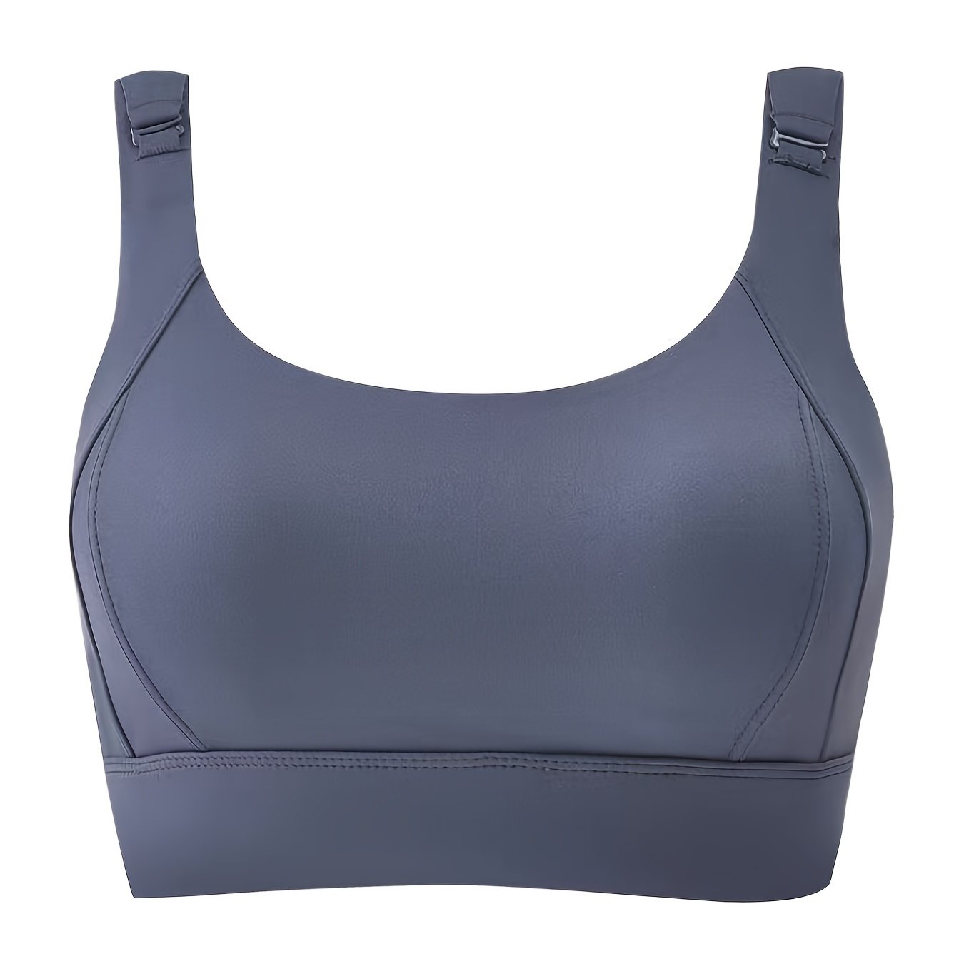 Seamless Wireless Sports Bra, Comfy & Breathable Running Workout Bra, Women&