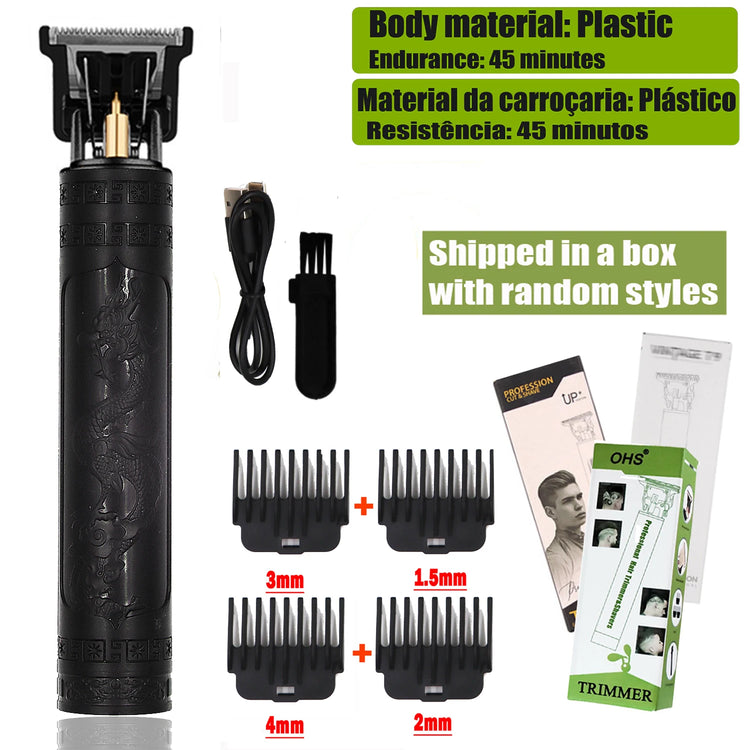 T9 Hair Clipper Repair Beard Shaving Body Hair Trimmer Clippers Electric Machine Men Haircut Machine 0mm Barber Shaver - Lena & Miles Exquisite Boutique LLC.