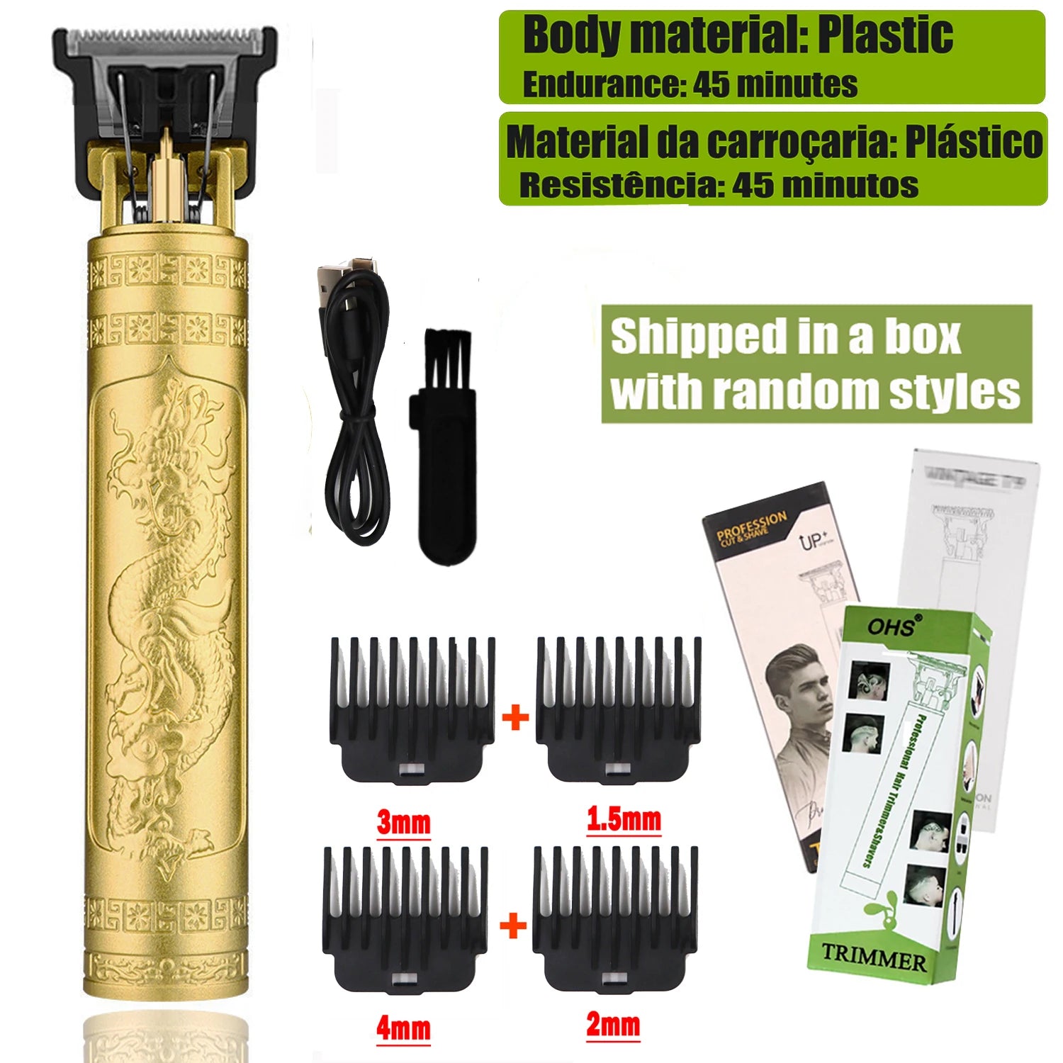 T9 Hair Clipper Repair Beard Shaving Body Hair Trimmer Clippers Electric Machine Men Haircut Machine 0mm Barber Shaver - Lena & Miles Exquisite Boutique LLC.