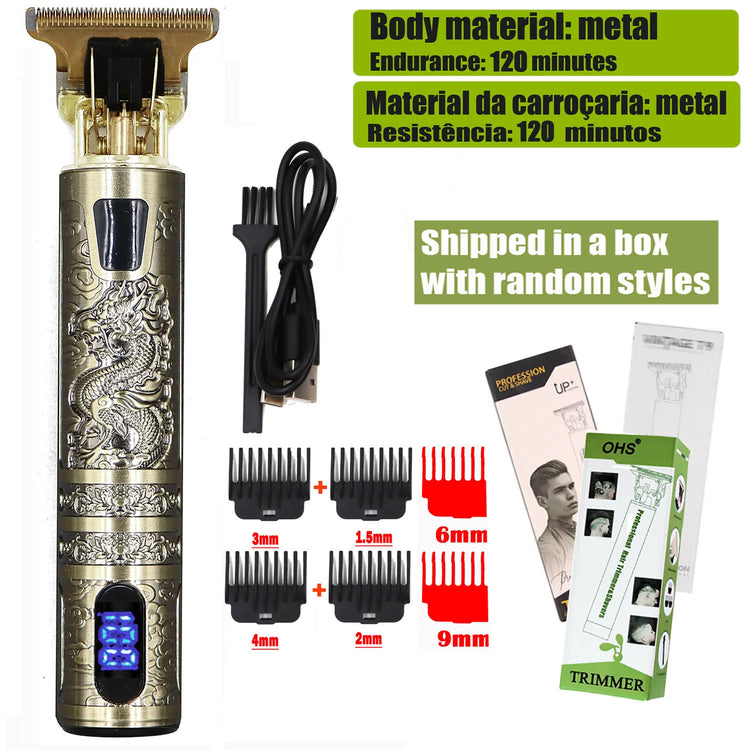 T9 Hair Clipper Repair Beard Shaving Body Hair Trimmer Clippers Electric Machine Men Haircut Machine 0mm Barber Shaver - Lena & Miles Exquisite Boutique LLC.