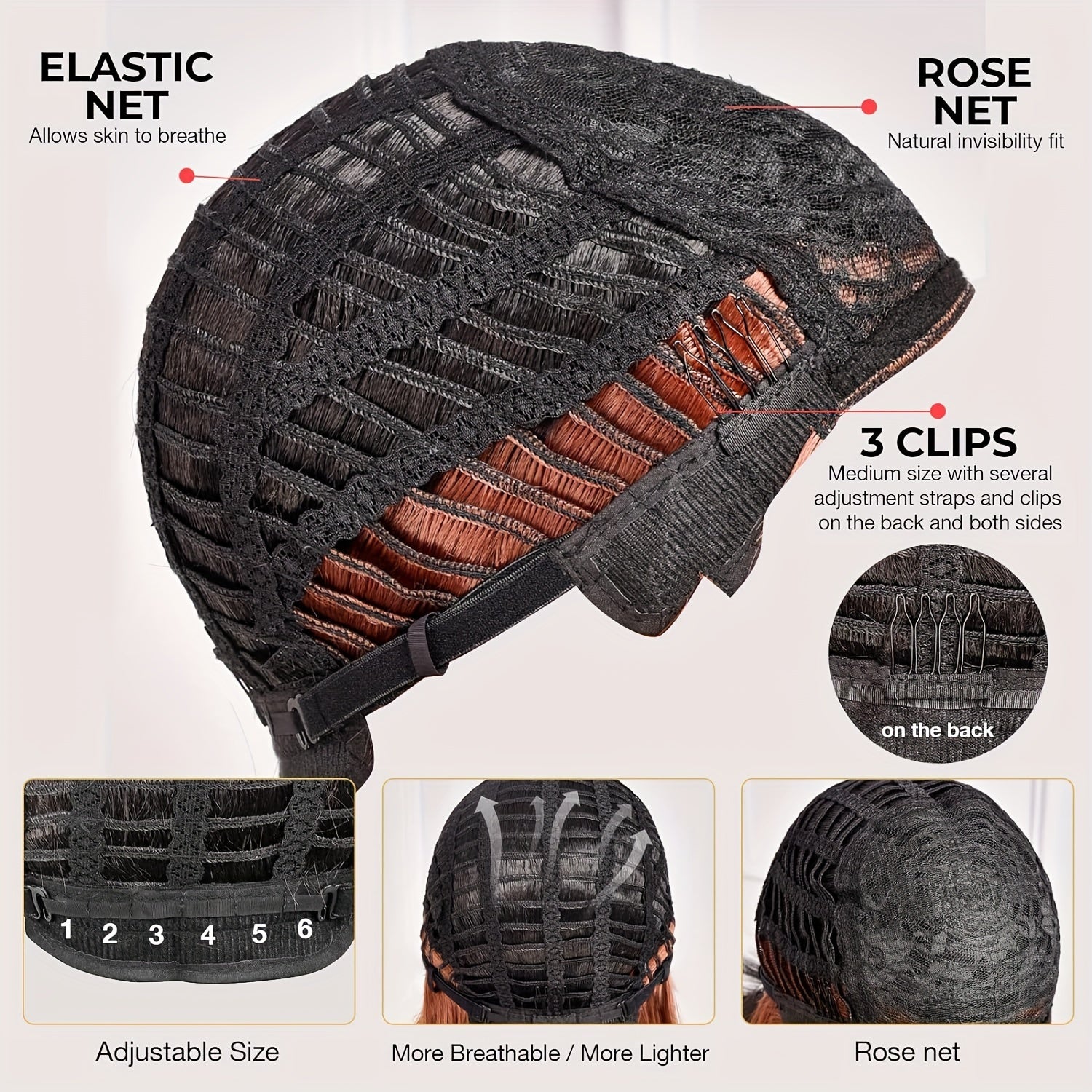 Short Bob Wigs With Bangs - 10 Inch Black Mix Brown Straight Hair Daily Costume Wig For Women, Soft Light Synthetic Hair Replacement Wigs Heat Resistant - Lena & Miles Exquisite Boutique LLC.