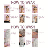 Synthetic 13*4 Lace Front Wigs Synthetic Long Wavy Hair Lace Front Wigs For Women Pastel Lace Front Wigs Deep Wave Curly Lace Wig For Women - Lena & Miles Exquisite Boutique LLC.