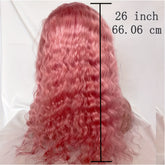 Synthetic 13*4 Lace Front Wigs Synthetic Long Wavy Hair Lace Front Wigs For Women Pastel Lace Front Wigs Deep Wave Curly Lace Wig For Women - Lena & Miles Exquisite Boutique LLC.