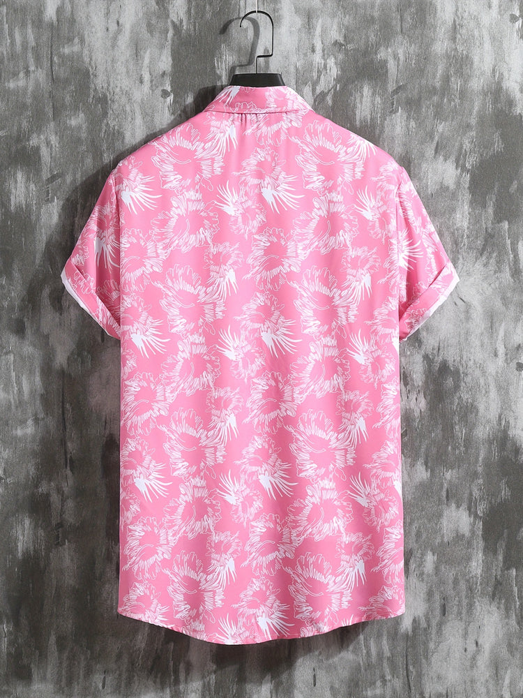 Tropical Floral Print, Men&